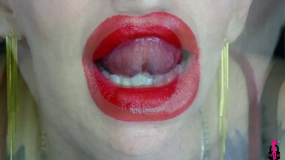 Mistress Harley - Mouth Fetish Lips Mesmerize